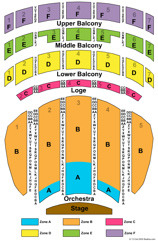 Kleinhans Music Hall Seating Chart