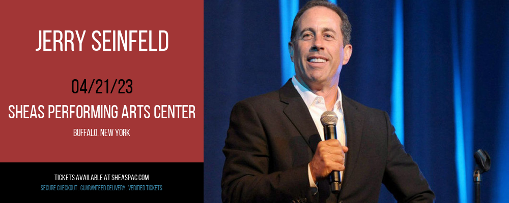 Jerry Seinfeld at Shea's Performing Arts Center
