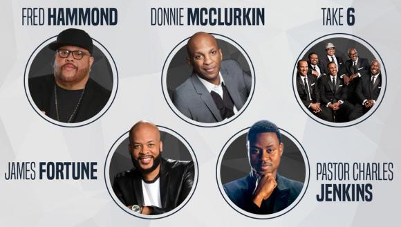 Festival Of Praise: Fred Hammond, Donnie McClurkin, Take 6, James Fortune & Charles Jenkins at Shea's Performing Arts Center