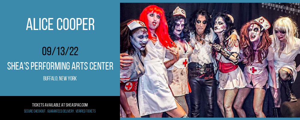 Alice Cooper at Shea's Performing Arts Center