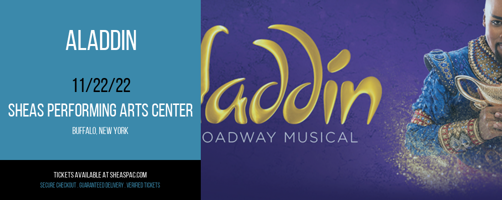 Aladdin at Shea's Performing Arts Center tickets Aladdin at Shea's Performing Arts Center