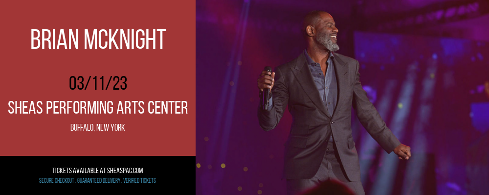 Brian McKnight at Shea's Performing Arts Center