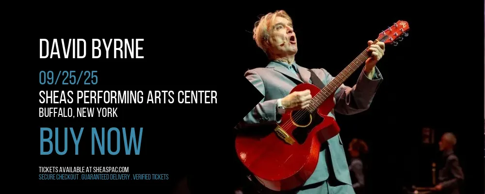 David Byrne at Sheas Performing Arts Center