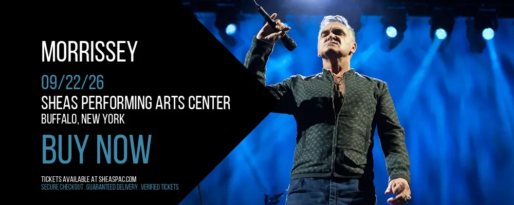 Morrissey at Sheas Performing Arts Center